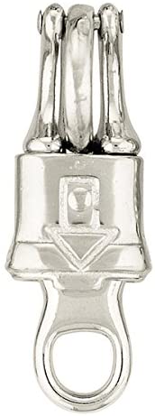 Round Eye Rigid Panic 1/2" Snap Nickel Plated Malleable #1001