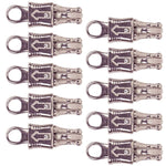Round Eye Rigid Panic 1/2" Snap Nickel Plated Malleable #1001