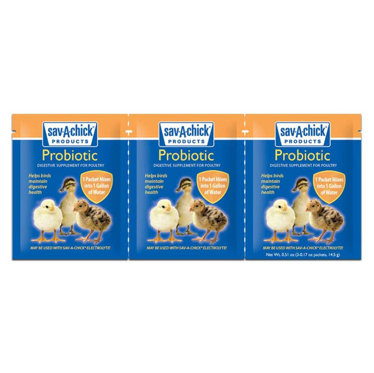 Sav-A-Chick Probiotic Supplement - Packets .25Oz