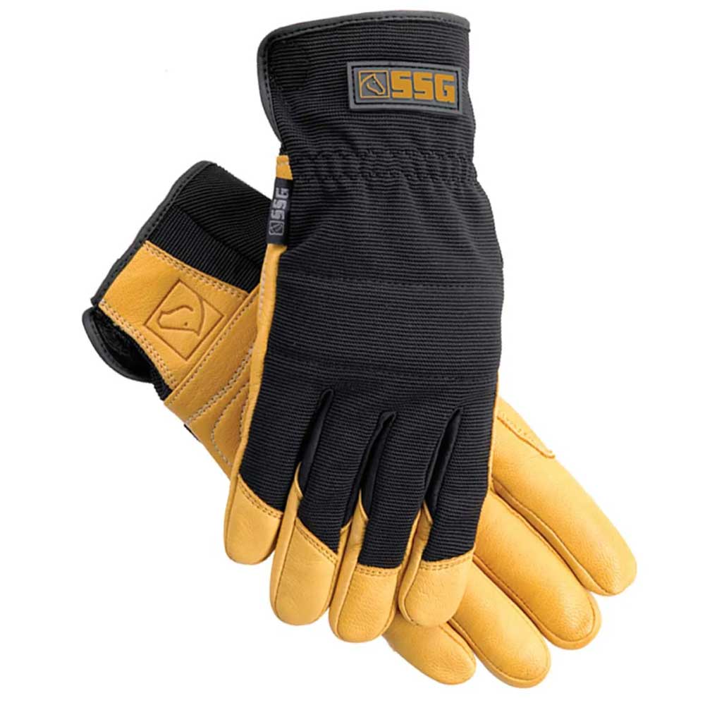 SSG Ride N Ranch Glove - Natural/Black Unisex Work and Ride Winter Glove