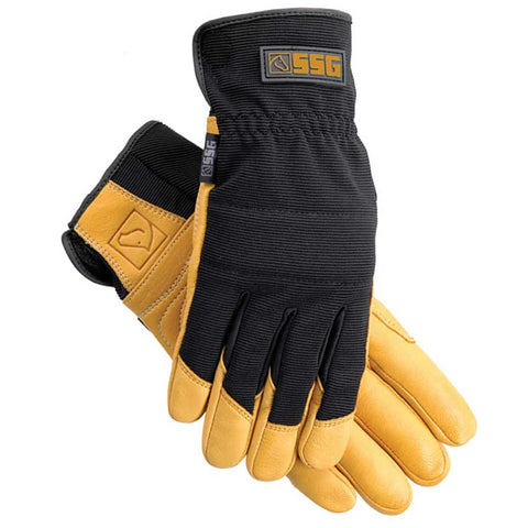 SSG Ride N Ranch Glove - Natural/Black Unisex Work and Ride Winter Glove