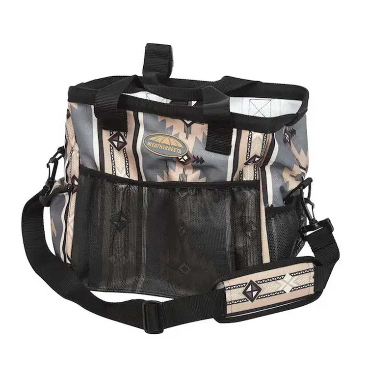 Weatherbeeta Grooming Tote Bag with Shoulder Strap - Grey Western Print
