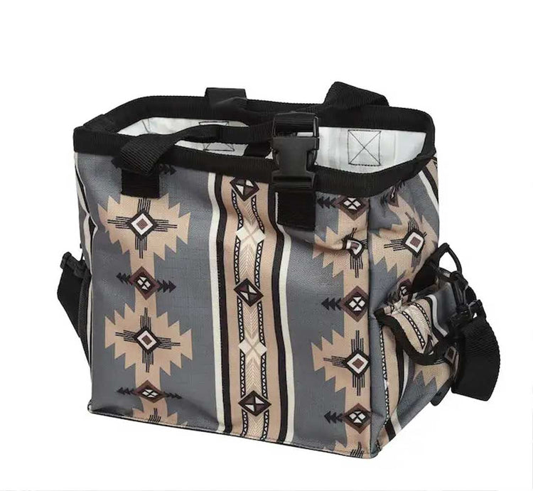 Weatherbeeta Grooming Tote Bag with Shoulder Strap - Grey Western Print