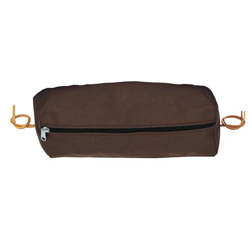 Weaver Rectangular Nylon Saddle Cantle Bag - Brown