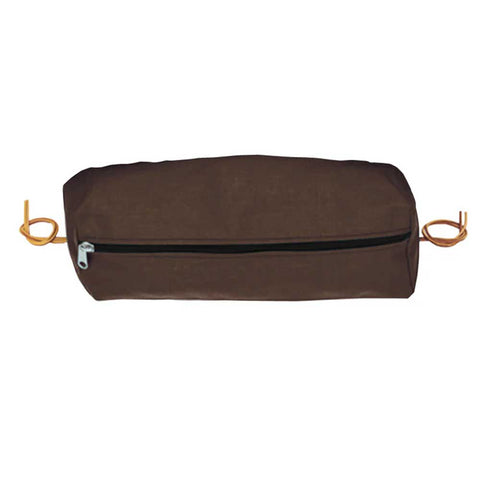 Weaver Rectangular Nylon Saddle Cantle Bag - Brown