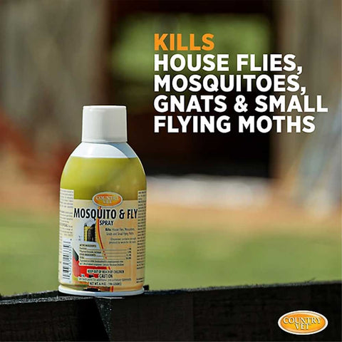 Zep Commercial Sales D-Country Vet Maximum Strength Mosquito & Fly Spray 6.9 Ounce