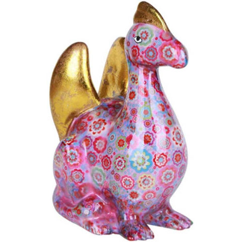 Pomme-Pidou - Money Bank - Zivil the Dragon - Pink