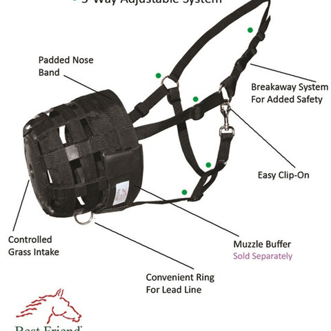 Best Friend Deluxe All-In-One Muzzle Grazing Muzzle