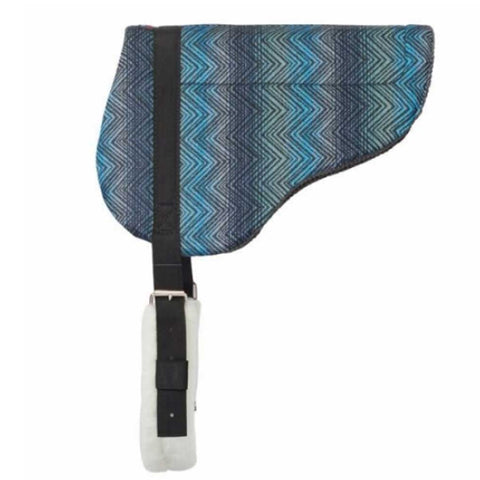 Weaver Leather All Purpose Bareback Pad - Blue Zig Zag