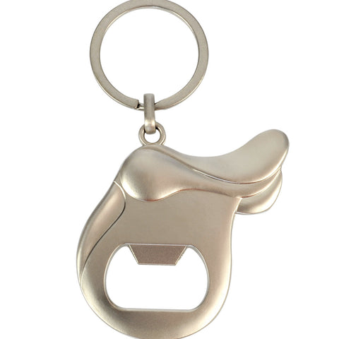Saddle Bottle Opener Key Chain
