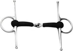 KORSTEEL SLOW TWIST FULL CHEEK EGGBUTT SNAFFLE BIT - 4.75