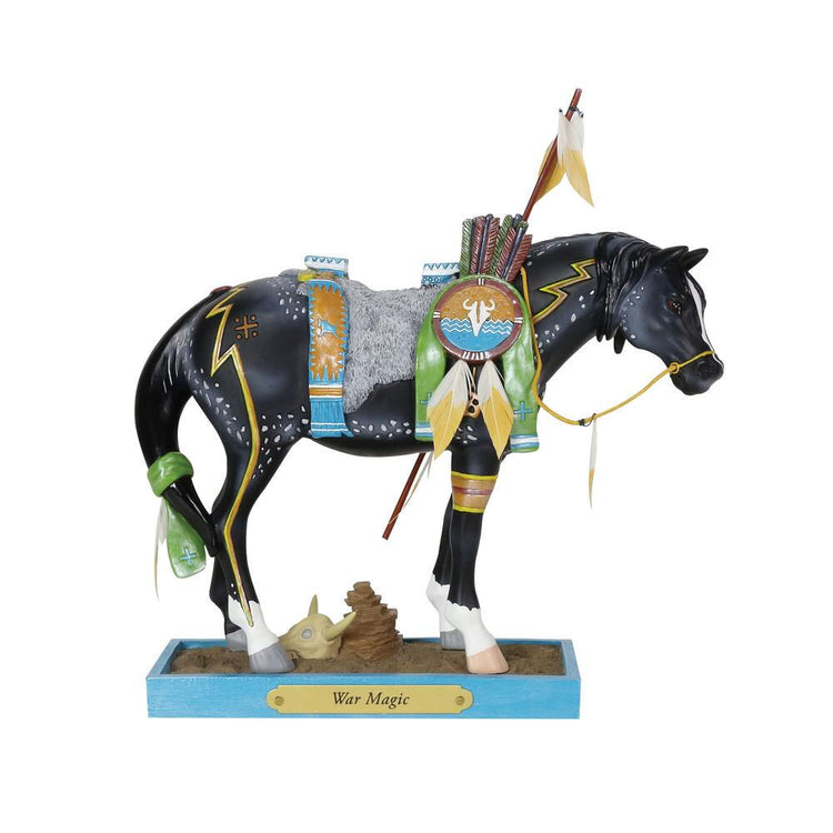 Trail of Painted Ponies War Magic Horse Figurine