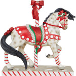 Painted Ponies Peppermint Stick Carousel Horse Figurine