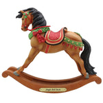 Painted Ponies Christmas Jingle Bell Rock Horse Figurine