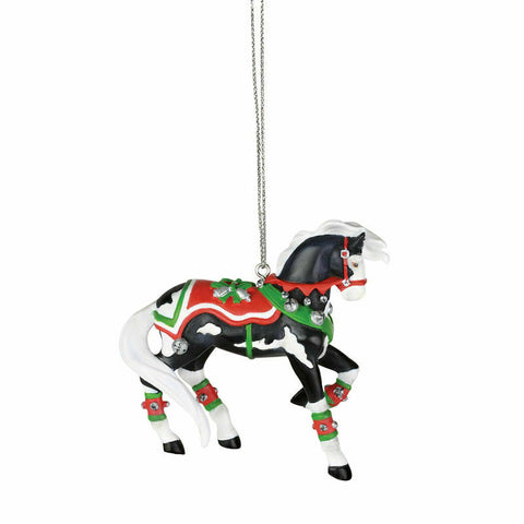 Painted Ponies Jingle Bell Rock Christmas Horse Ornament