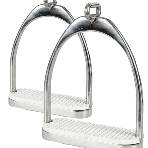 Offset Eye Stirrups - English Stirrup Irons