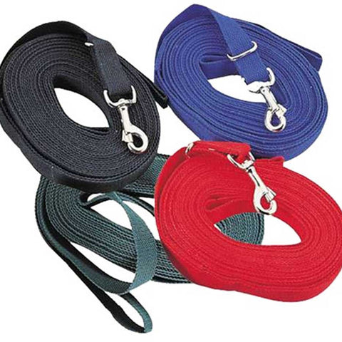 KINCADE COTTON WEB LUNGE LINE - LUNGE REIN