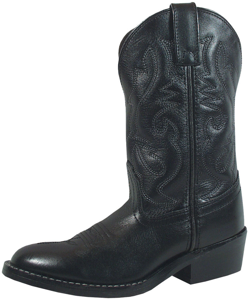 SMOKY MOUNTAIN BOOTS Denver Western Boots -3032EE - Black - Toddler / Youth WIDE