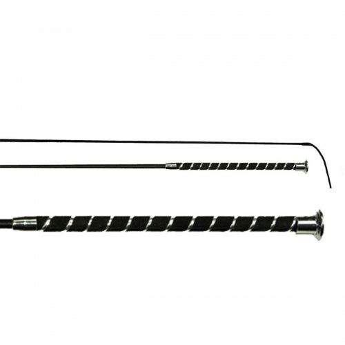 DRESSAGE WHIP WITH SPIRAL HANDLE, 43"