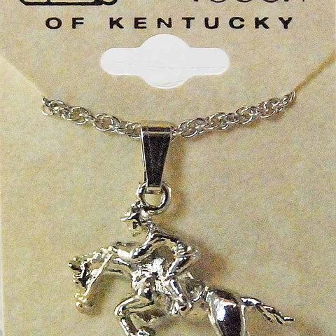 Finishing Touch Jumper Rider Pendant Necklace