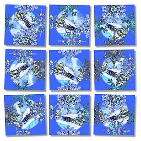 Snowflakes Scramble Squares